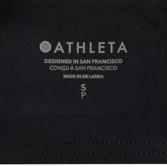 Athleta Serenity Bra A-C Sz S New $59 Black aka Transcend Racerback Light Impact - Picture 6 of 9